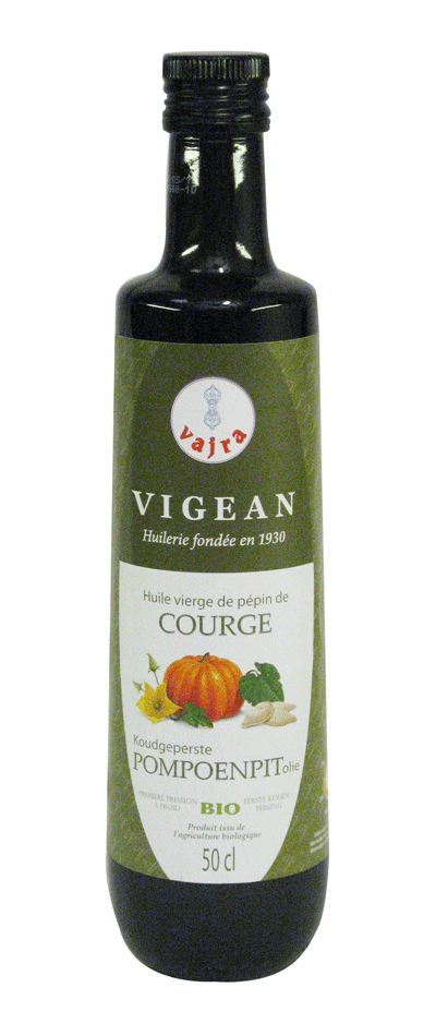 HUILE VIERGE DE PÉPINS DE COURGES - VIGEAN
